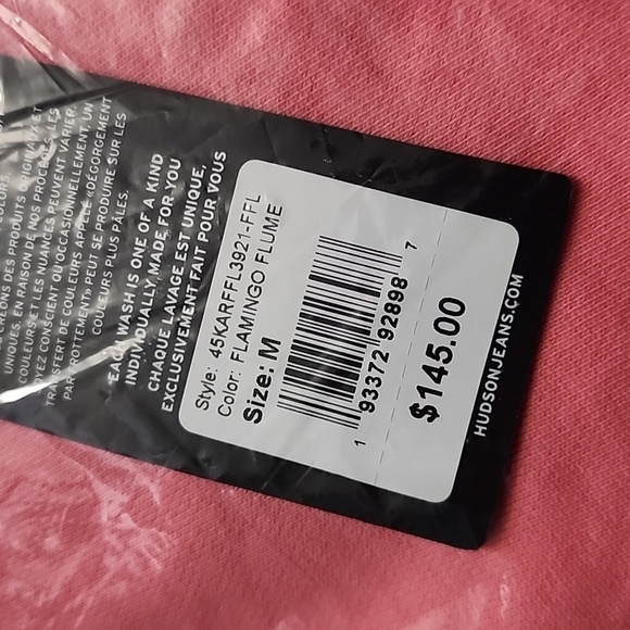 Knotted Cutout Back Cotton Sweatshirt Hudson Jeans NWT Size Medium - Picture 7 of 8